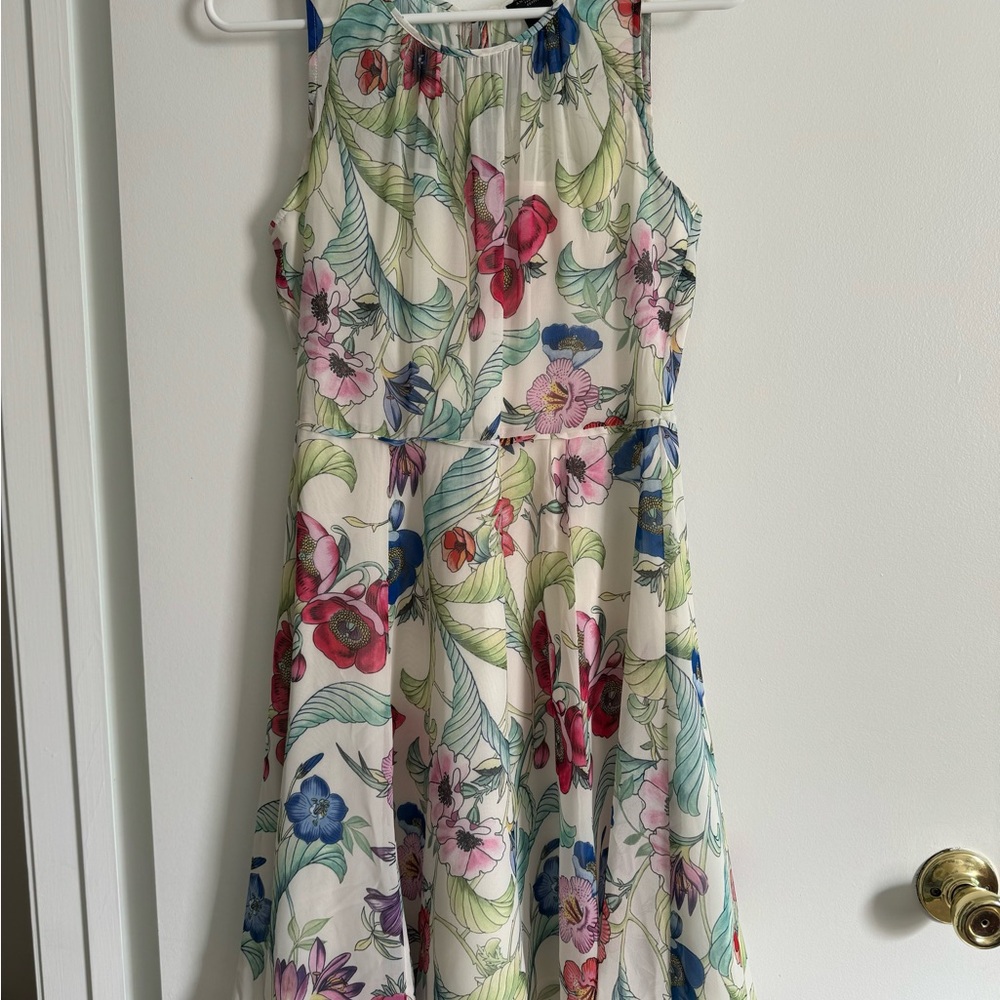 Ann Taylor Factory 2p petite Floral Dress